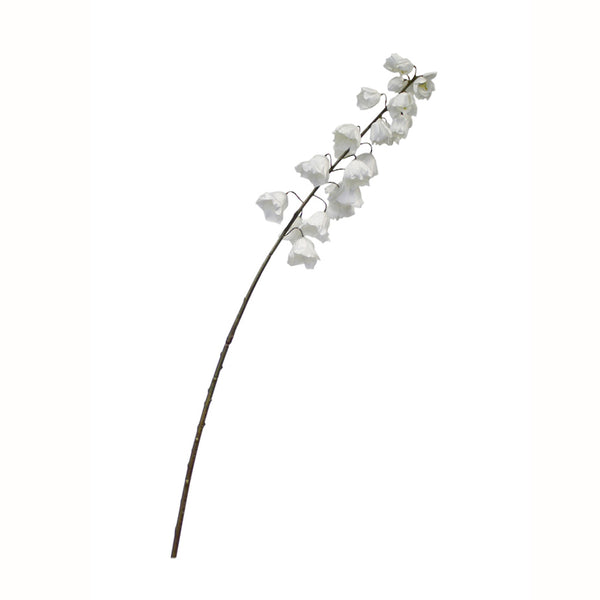 An Artificial Flora Fritillaria Spray 95cm on a stem against a white background showcasing floral styling and greenery.