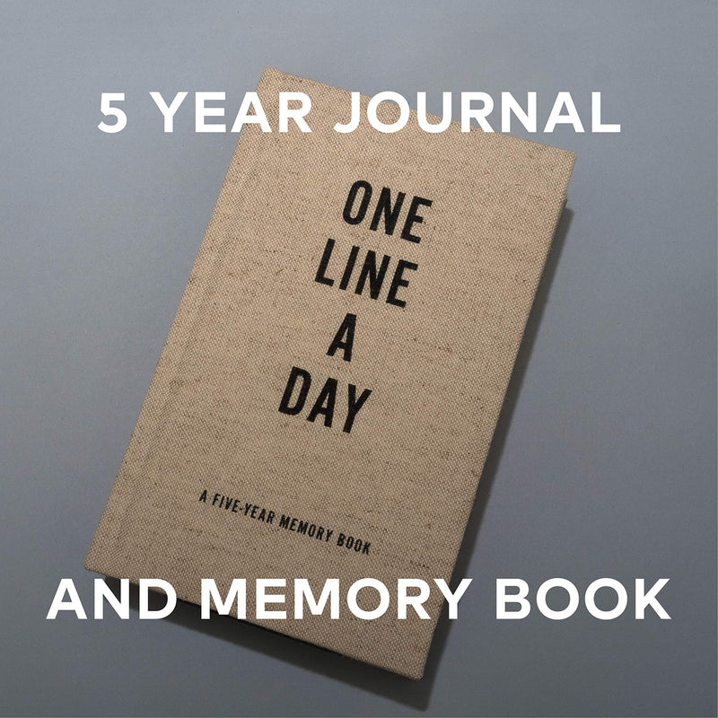 5 year Canvas One Line a Day and Memory Book from Books.
