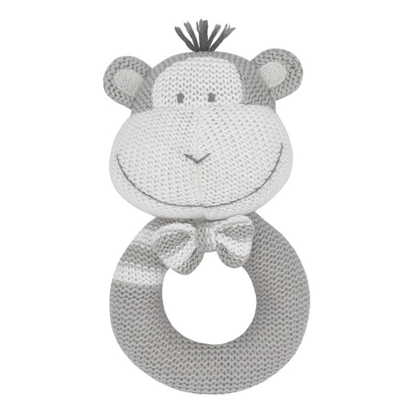 Monkey Knitted Rattle