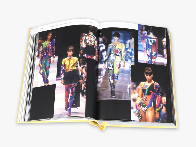 An open "Catwalk: The Complete Fashion Collections - Various Options" book by "Books" with images of fashion shows.