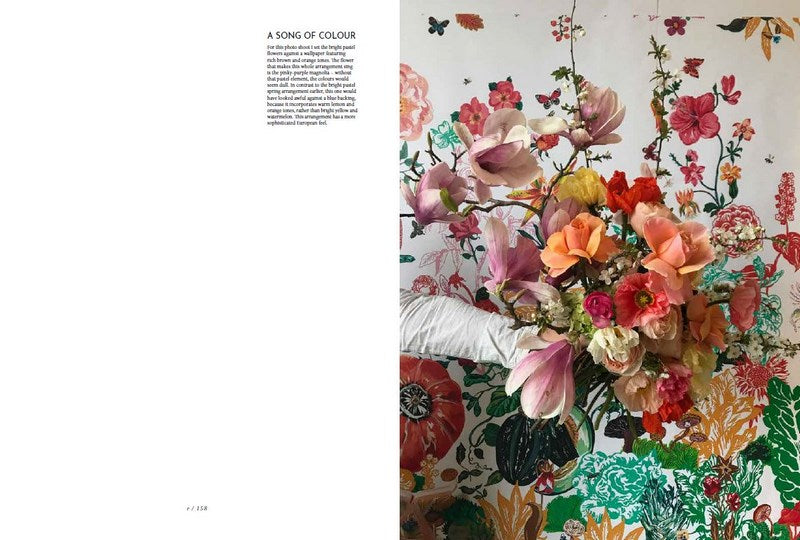 Fleur McHarg holding The Flower Expert book