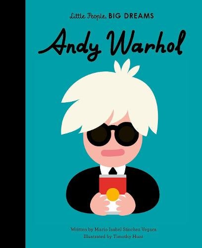 Little People, BIG DREAMS Andy Warhol picture book cover