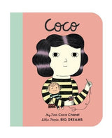 A My First Little People, Big Dreams Series book with a girl holding a knitting needle.