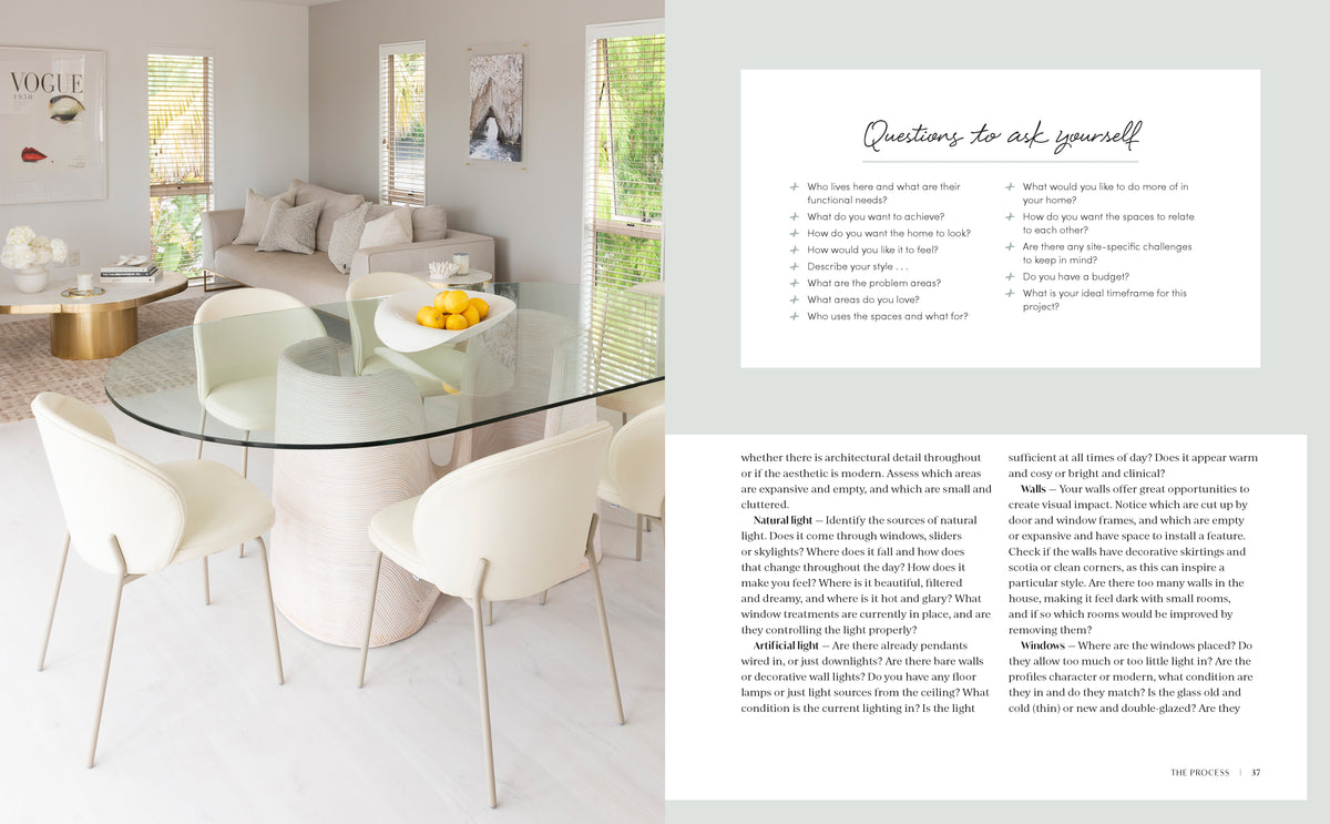 Live Luxe book open page spread