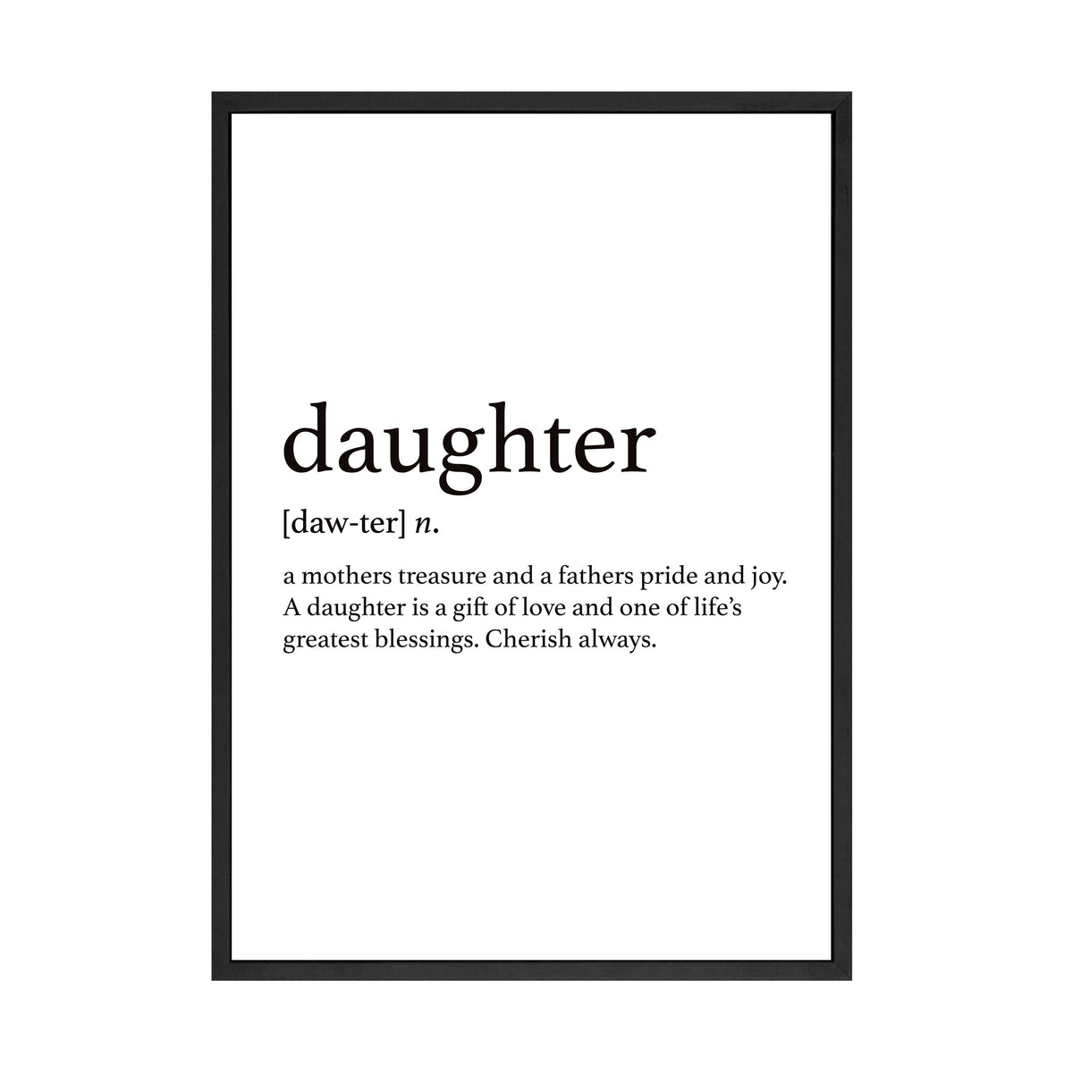 Daughter Print | Papier HQ