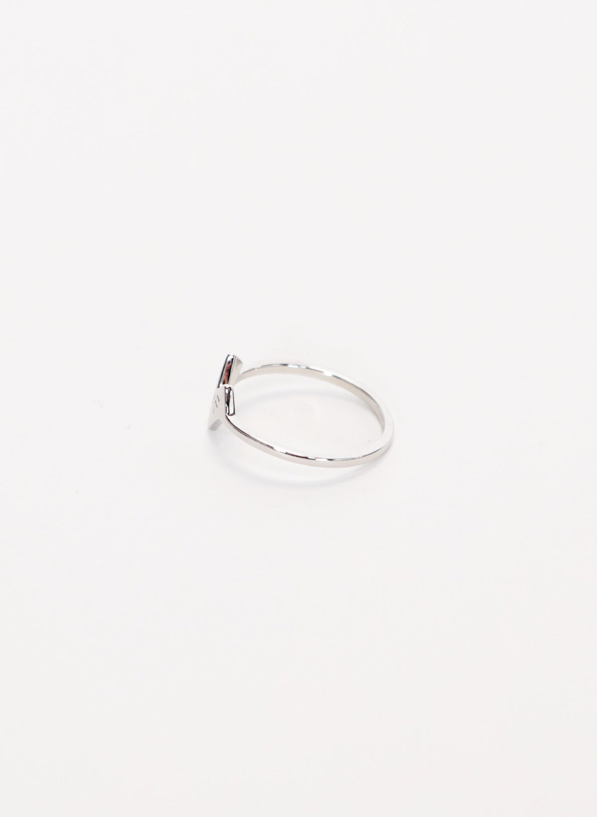 Amour Ring, Sterling Silver Heart Ring
