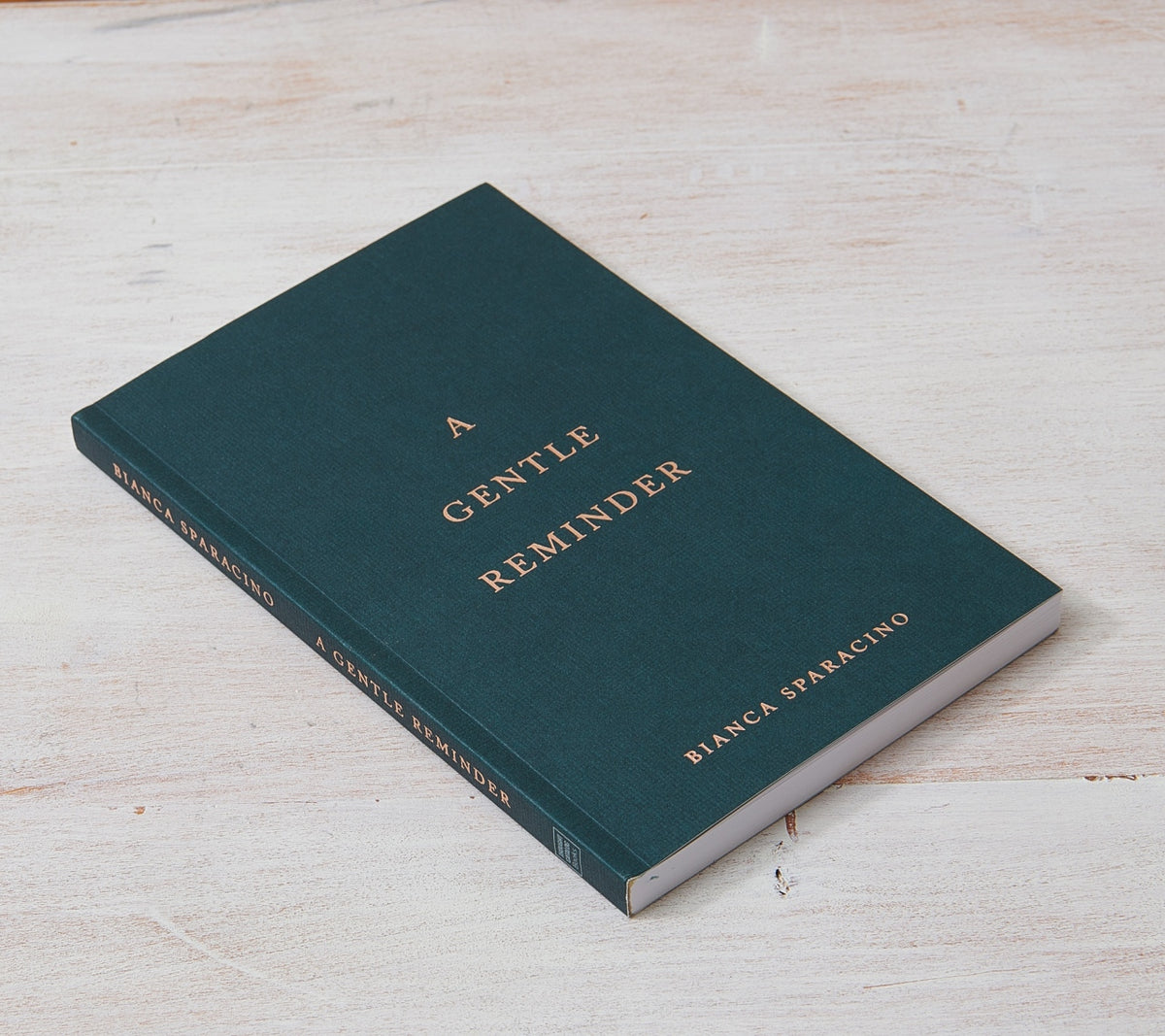 Open pages of A Gentle Reminder by Bianca Sparacino
