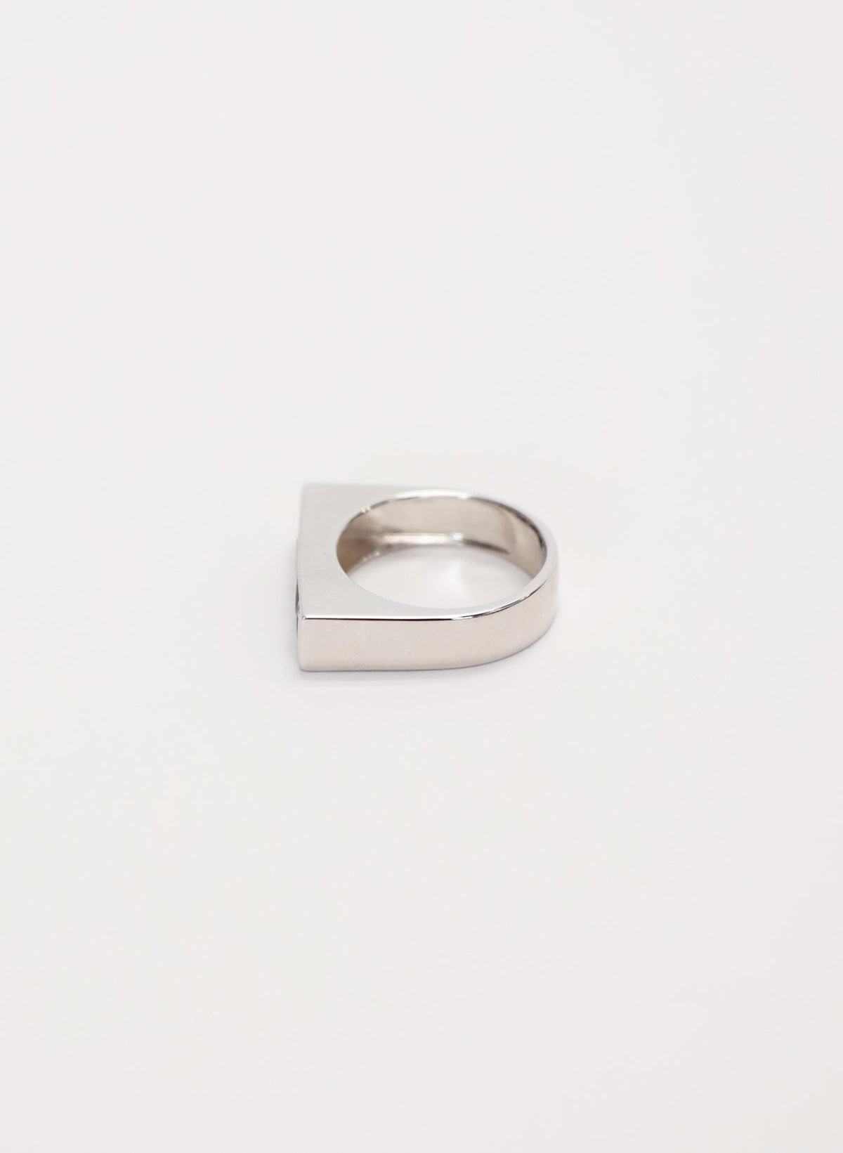 Be Mine Ring, Sterling Silver with Black Zirconia