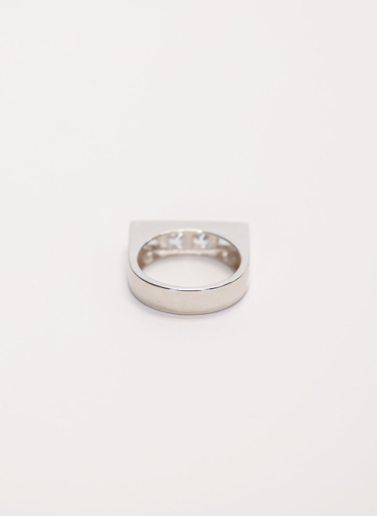 Be Mine Ring, Sterling Silver with Clear Zirconia