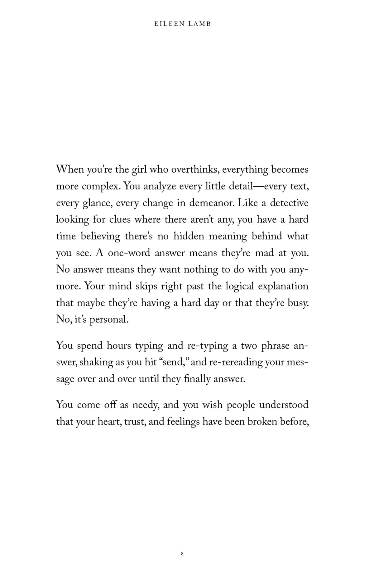 Be the One — Eileen Lamb
