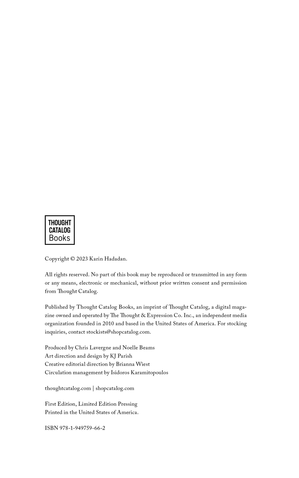A "Beauty in the Stillness" business letter by Thought Catalog with a black and white background.
