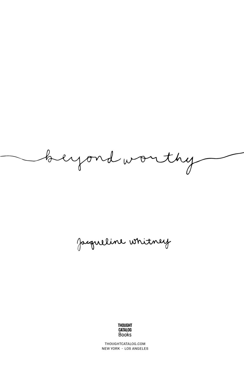 Beyond Worthy | Jacqueline Whitney