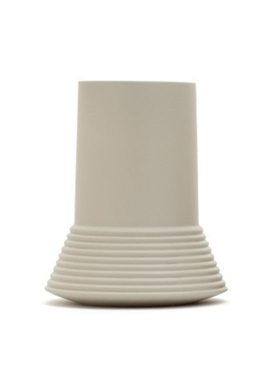 Castello Ceramic Rib Vase Sage