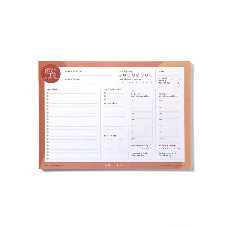 Meeting Notebook 2 Pack Business Planner in Tropical Palm Design
