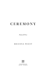 Ceremony | Brianna Wiest by Thought Catalog - healing and lifestyle books.