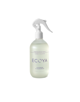 Ecoya laundry | linen spray with a white bottle design.