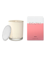 Madison Jar Soy Candle by Ecoya in a pink box showcasing elegant home design and fragrance.