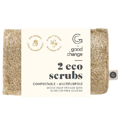 Good Change introduces a new addition to their Eco Scrubs line - ECO SCRUBS 2-PACK. Elevate your daily skincare routine with these sustainable and biodegradable exfoliating scrubs. Made