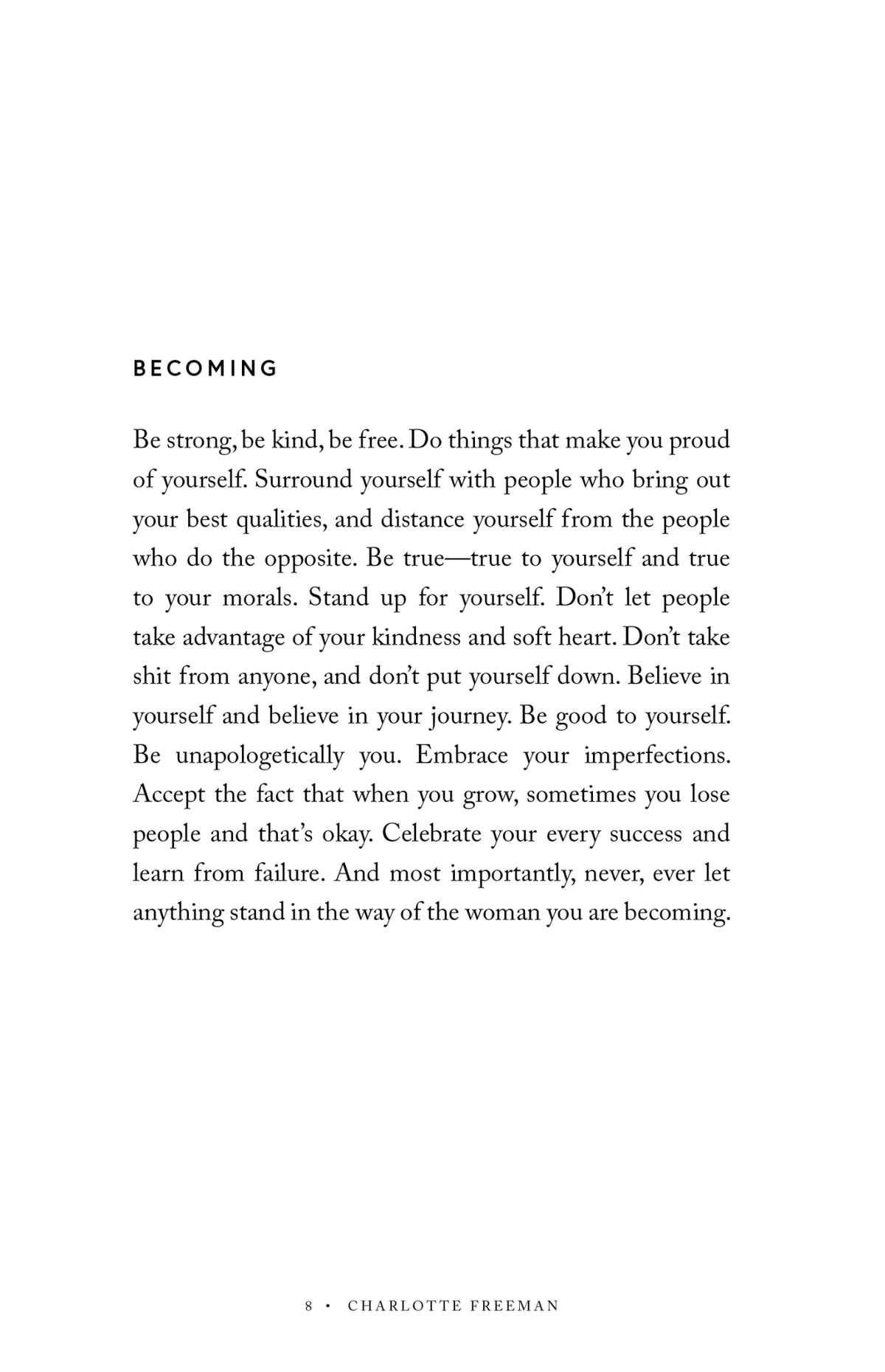 Page detail from Everything You'll Ever Need by Charlotte Freeman