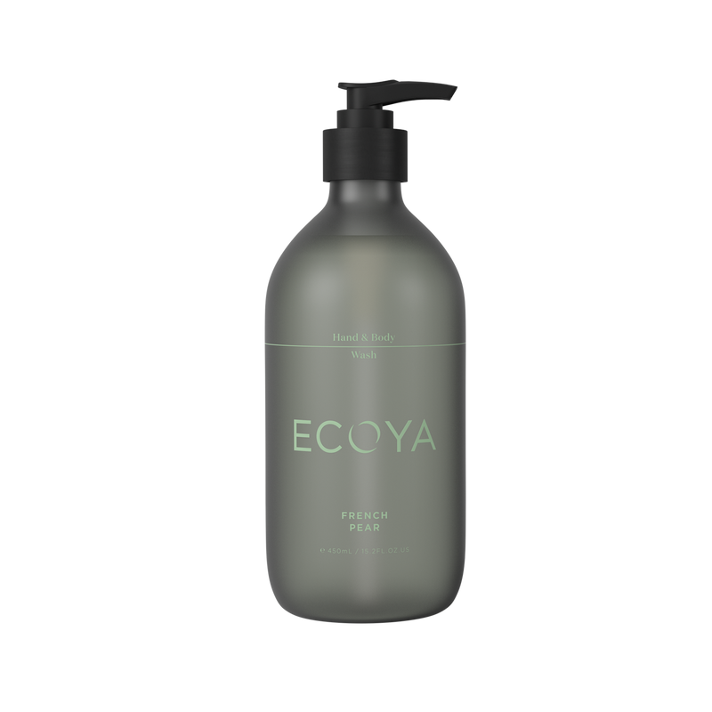 Scandinavian-designed Ecoya Fragranced Hand and Body Wash with a 500ml capacity.