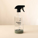 An All Purpose Reusable Spray Bottle in a glass bottle by Good Change.