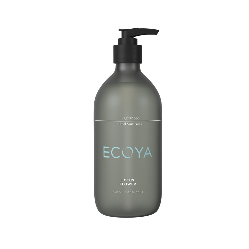 Ecoya Fragranced Hand Sanitiser in 500ml size, perfect for home fragrance.