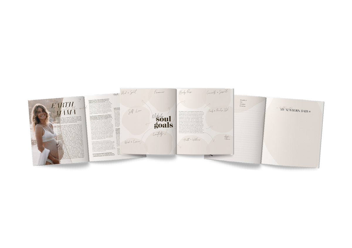 A transforming journey during spiritual times with Becoming MAMA - A Pregnancy Journal by AXEL & ASH.