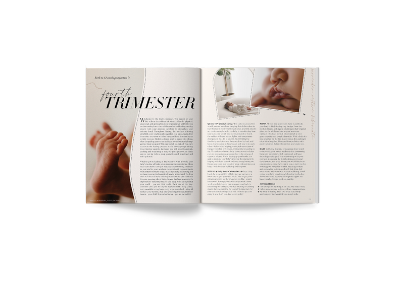 A transformational Becoming MAMA - A Pregnancy Journal magazine by AXEL & ASH.