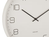 A Scandinavian Lofty Wall Clock design - Grey (40cm) on a white background by Karlsson.