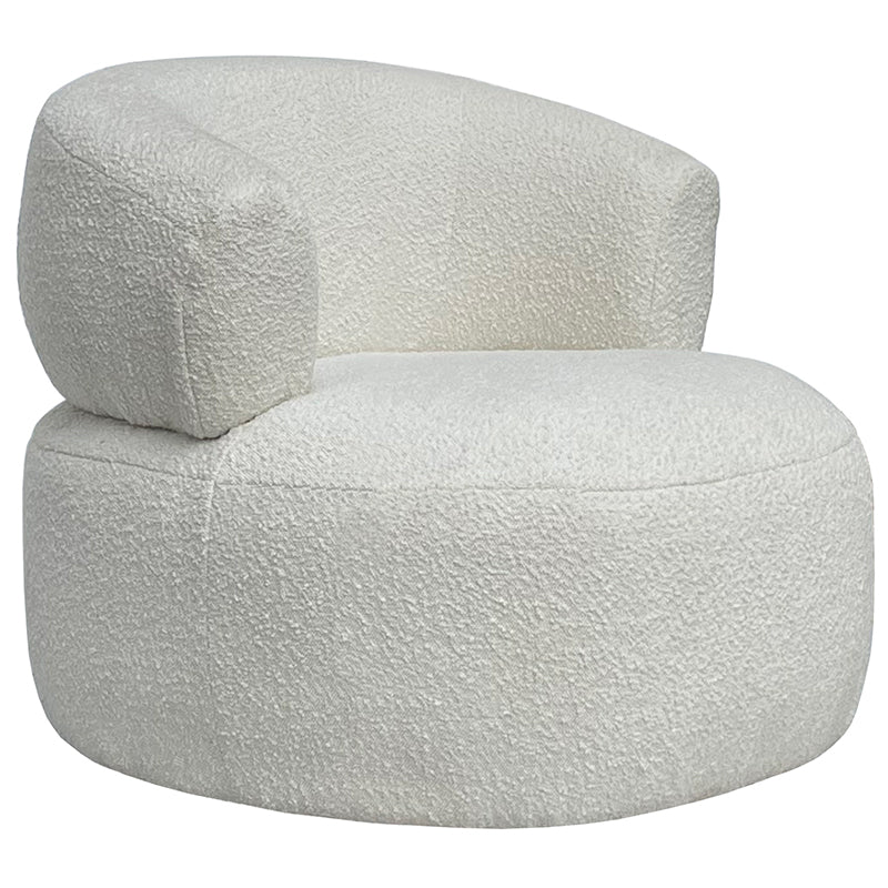 A Barberra Boucle Armchair by Flux Home available for special order.