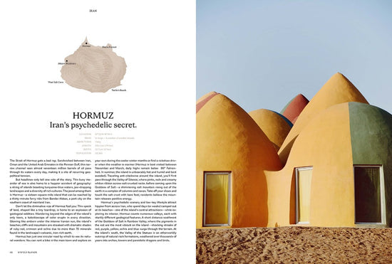 Kinfolk Islands page spread showing a coastal destination