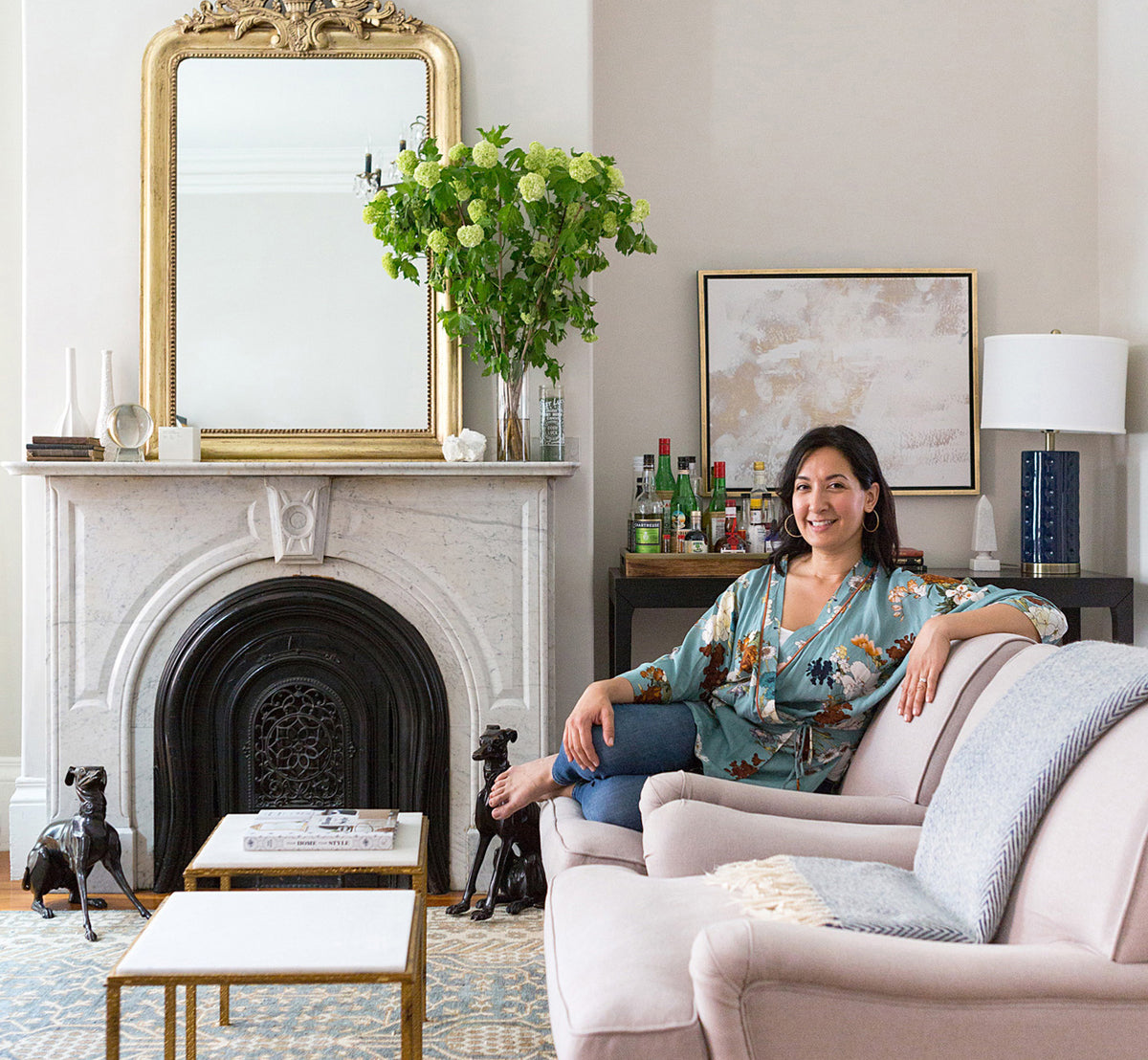 Your Home Your Style page spread showing a styled bookshelf