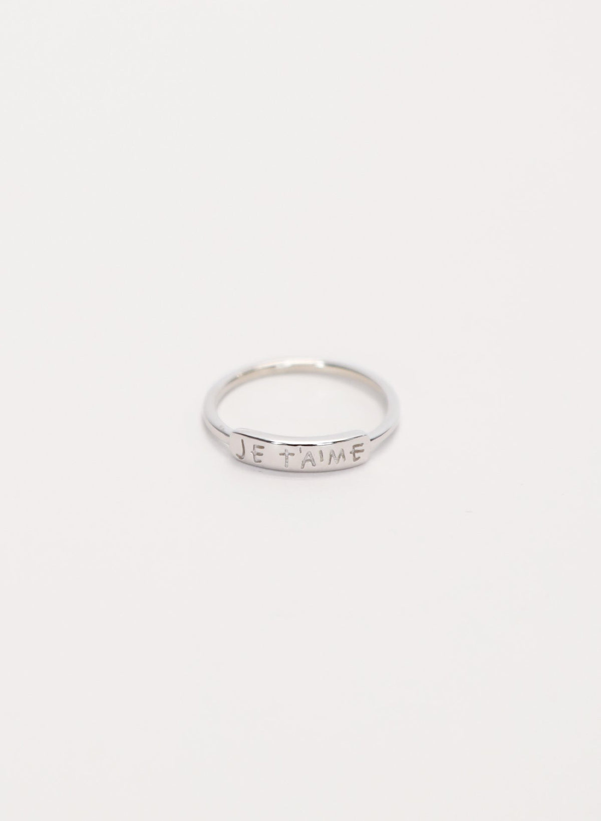 Love You Ring, Sterling Silver or 14K Gold Plated