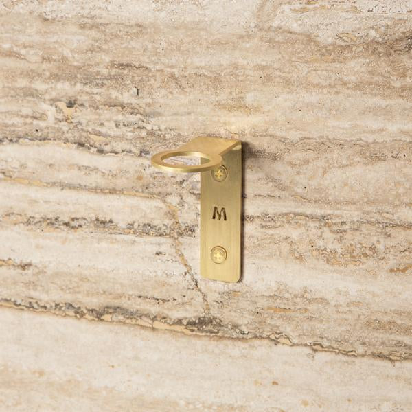 Fold Bottle Holder - Brass