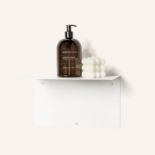 FOLD Multi Shelf in black mounted on a wall by Made of Tomorrow