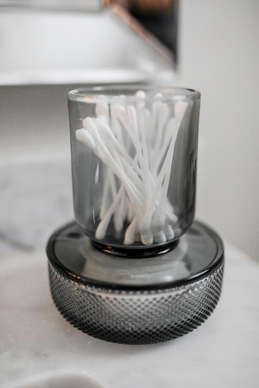 Umbra Glass container, toothpicks, ALLIRA ORGANIZER - SMOKE