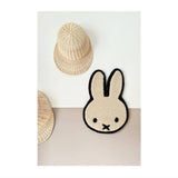 Beige WALL RUG MIFFY WHITE doormat made of New Zealand wool with the GoodWeave label. (Brand Name: MAISON DEUX)