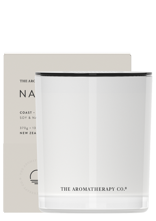 The Naturals Candle Coast - Berry & Beech Leaf by The Aromatherapy Co combines the delightful scent of summer berries and nectar with a burn time that lasts hours.