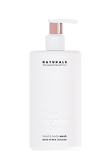 The Aromatherapy Co Naturals Hand & Body Wash - Rose & Jasmine Oud from New Zealand, sized at 250ml.
