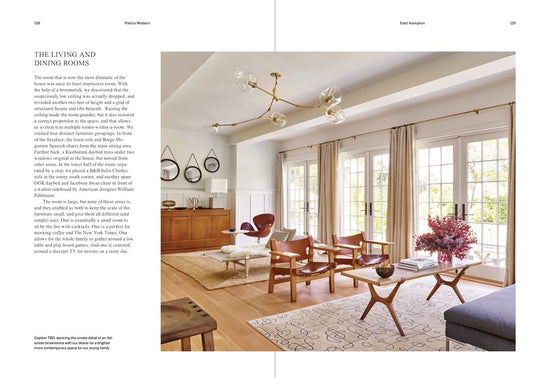 Patina Modern page spread showing a Brooklyn brownstone