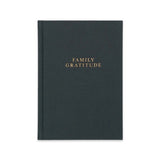 A black Write To Me FAMILY GRATITUDE JOURNAL | STONE, meant to teach about living in gratitude and practicing daily acts of kindness for a grateful life.