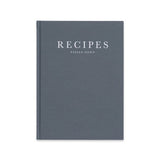 A grey Recipes Passed Down cookbook by Write To Me, filled with treasured recipes.