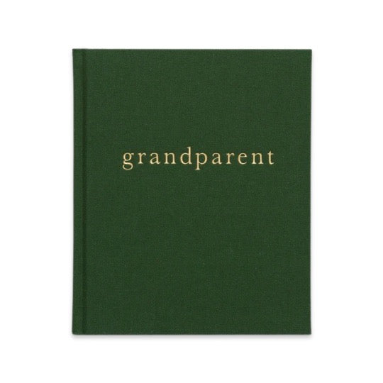 Grandparent Memory Journal, Emerald Linen by Write To Me