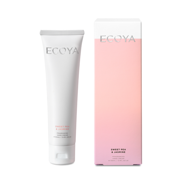 Ecoya Fragranced Handcream, a beautifully designed gift with a pink tube and captivating fragrance.