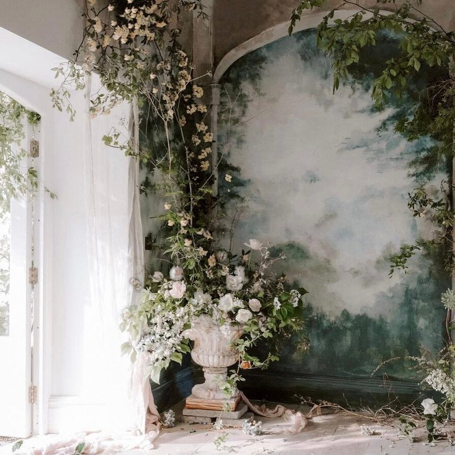 The Flower Hunter open page spread