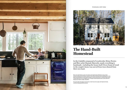 The Low-Impact Home open page spread
