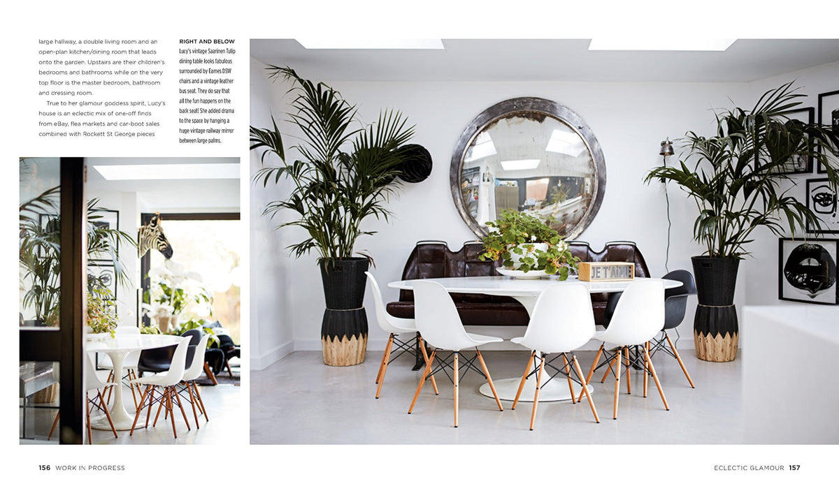 Extraordinary Interiors page spread showing an imaginative interior