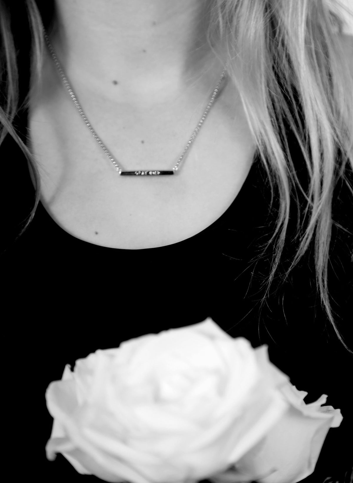 Stay Gold Necklace, 14K Gold Plated Sterling Silver
