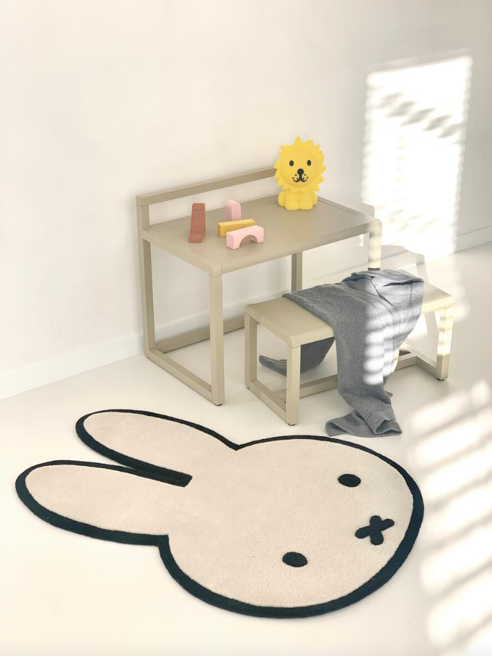 Miffy Floor Rug – Hand-Tufted NZ Wool Kids’ Bedroom Rug (80x111cm)