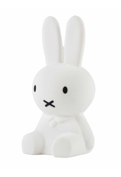 A Miffy Bundle of Light figurine from Mr Maria sitting on a white surface.